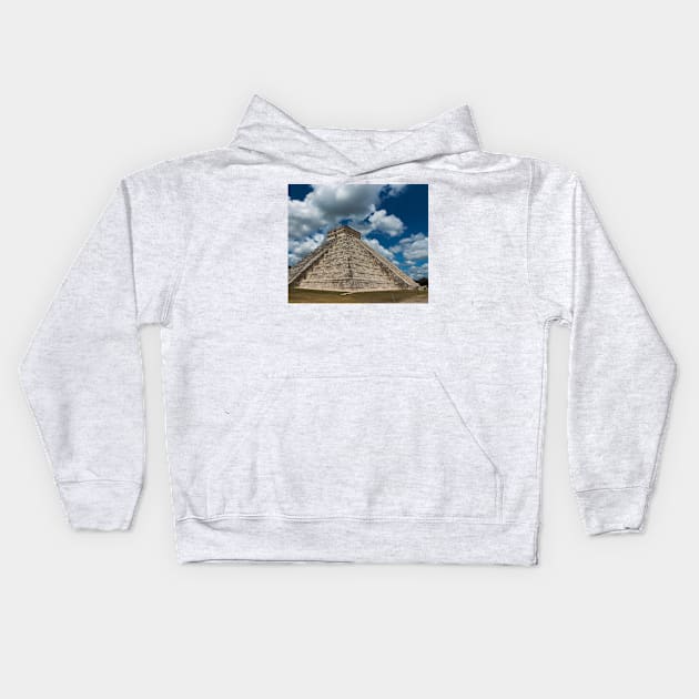 Chichen Itza Kids Hoodie by StevenElliot